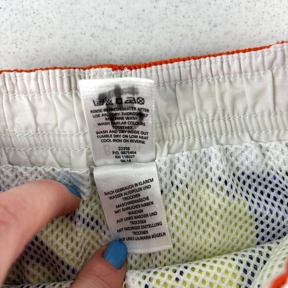 Mini Boden Tropical Swim Trunks 2-3 - Picture 6 of 7